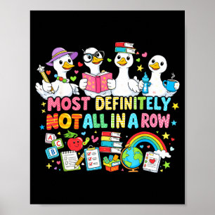 Poster A maioria não todos seguidos professor engraçado a