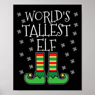 Poster A mais alta família de Elf Matching Christma