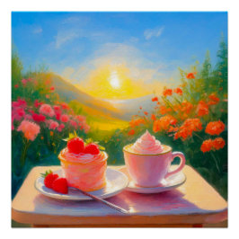 Póster A mais doce tarde do dia Poster brilhante