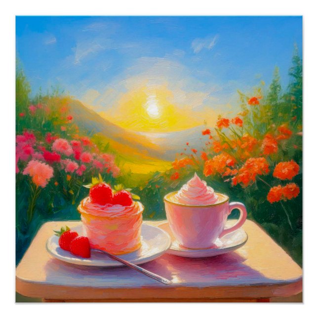 Póster A mais doce tarde do dia Poster brilhante (Frente)