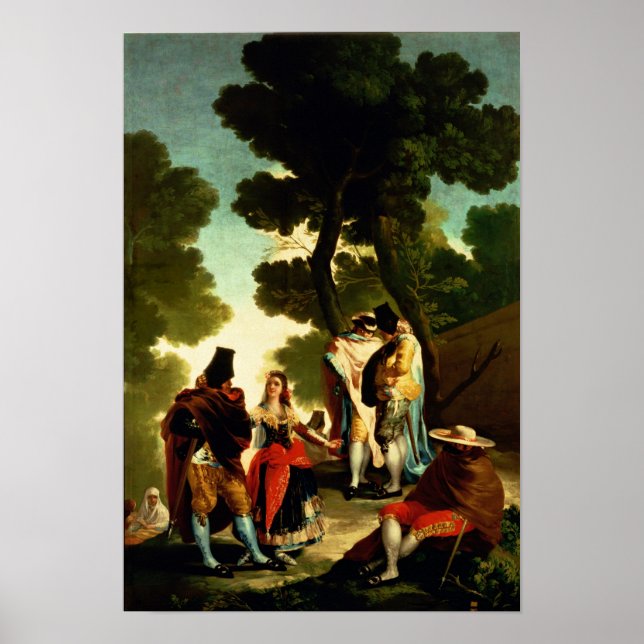 Póster A Maja e Gallants, 1777 (Frente)