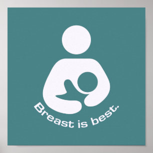 Poster A Mama É O Melhor Ícone - Teal