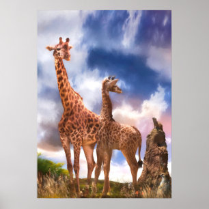 Poster A MAMÃE Da Família Girafa JÁ ERA TÃO PEQUENA?