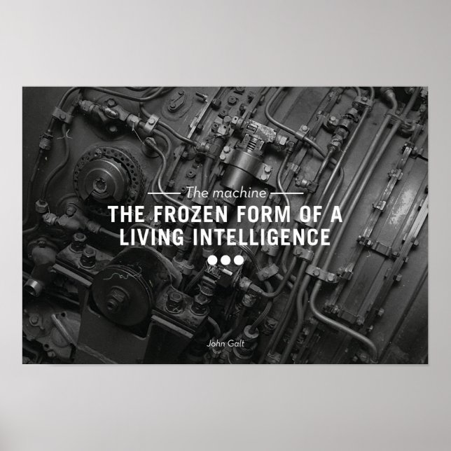 Póster A máquina (Frente)