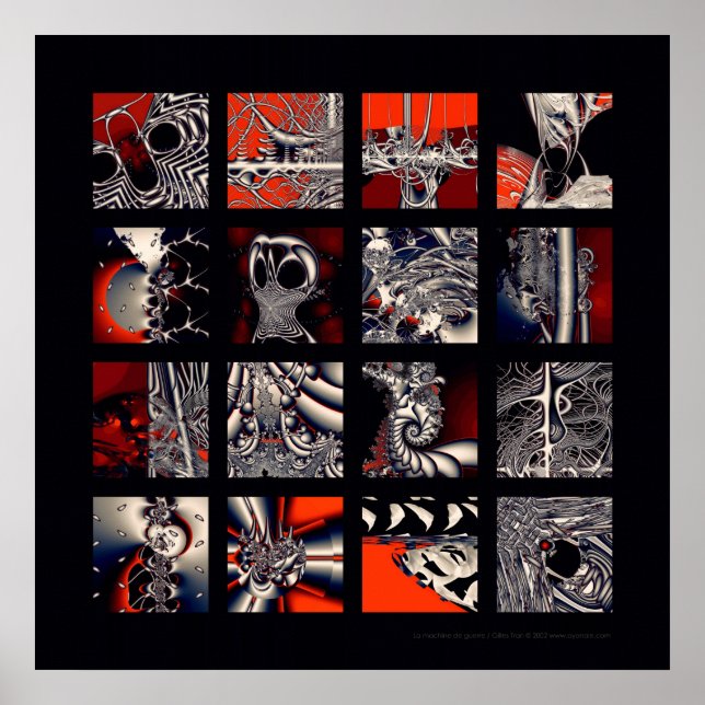 Póster A máquina de guerra (Frente)