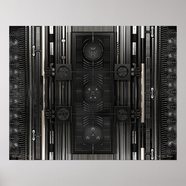 Poster A Máquina Eden (Frente)