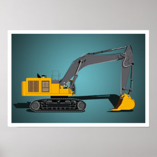 Póster A máquina escavadora