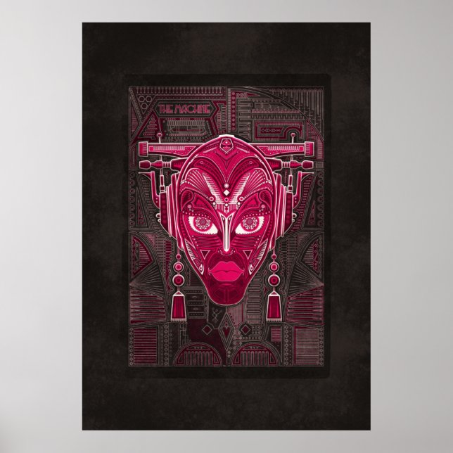 Póster A Máquina: Noiva de Pinbot Pinball (Frente)