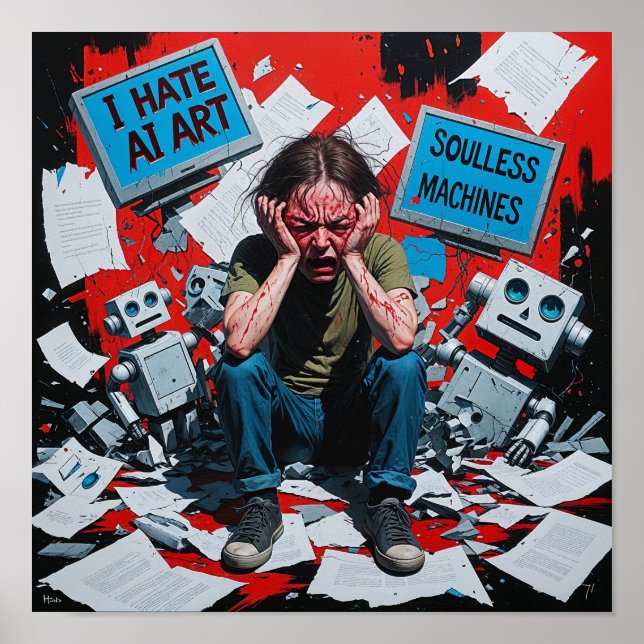 Poster A Máquina Sem Solo: 7 (Frente)