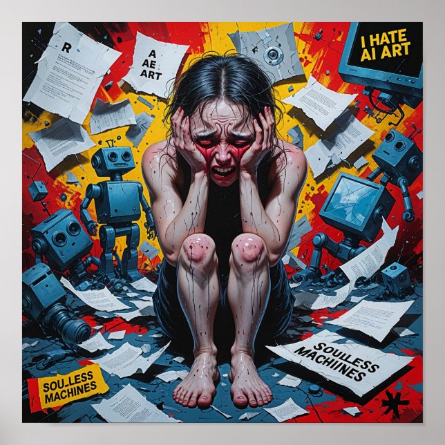 Poster A Máquina Sem Solo: 8 (Frente)