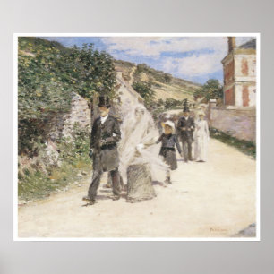 Póster A Marcha Casada, 1892 Theodore Robinson