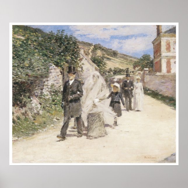 Póster A Marcha Casada, 1892 Theodore Robinson (Frente)