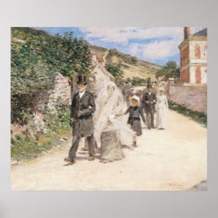Póster A Marcha Nupcial de Robinson, Recém-Casados Antigo