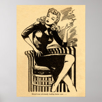 Póster A Mariel sentia-se melhor agora.