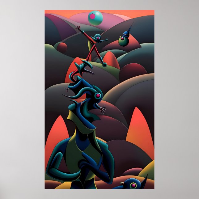 Poster A Martini fica no Planeta das Azeitonas - Ken Gage (Frente)