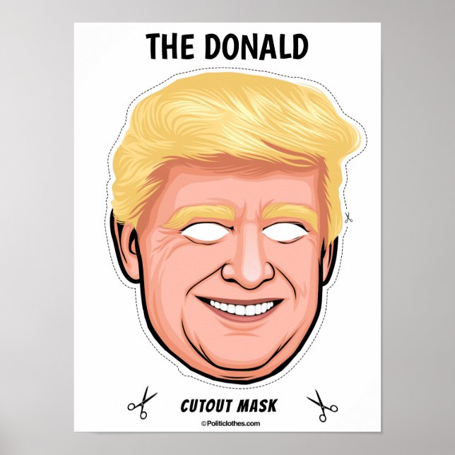 Poster A Máscara de Donald Halloween (Frente)