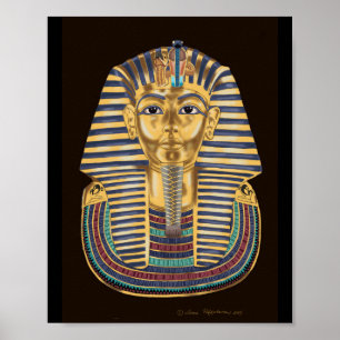 Poster A máscara dourada de Tutankhamon