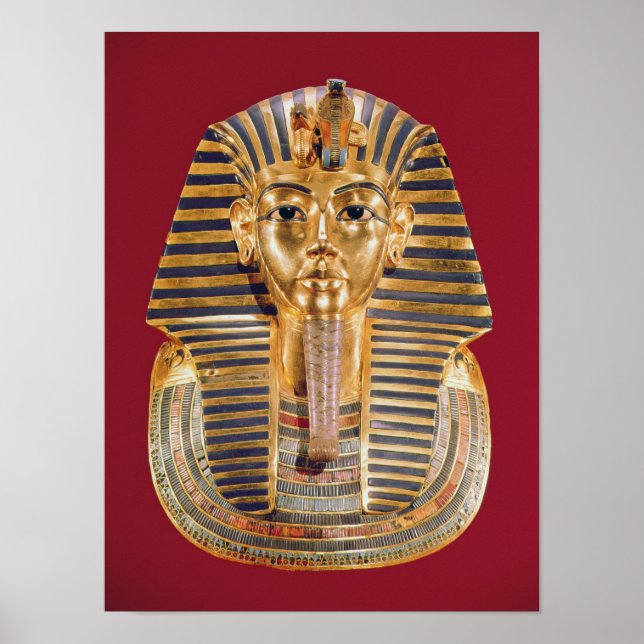 Poster A máscara funerária de Tutankhamun (Frente)