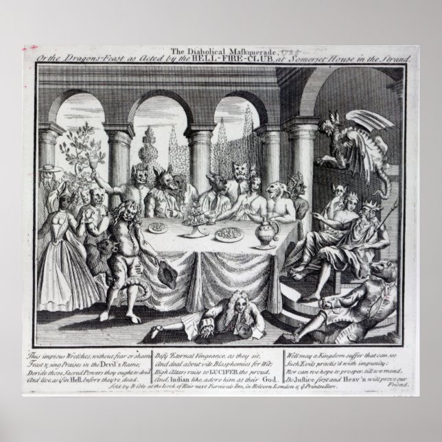 Poster A maskquerade diabólica (Frente)