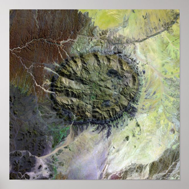 Póster A Massif Brandberg no Norte da Namíbia (Frente)