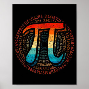 Poster A Matemática é Simples Como Pi Professor de Matemá