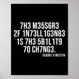 Poster A Medida de Inteligência Codificada Motivacional C