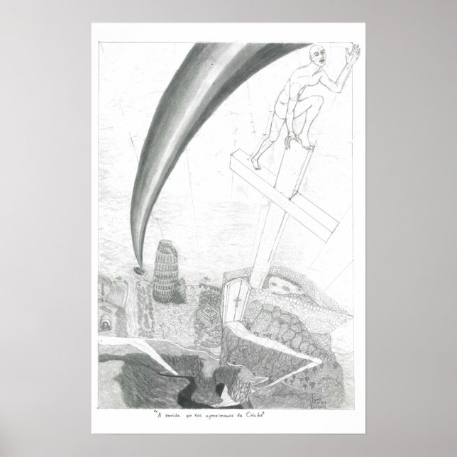 Poster A medida que nos aproximamos do Criador (Frente)