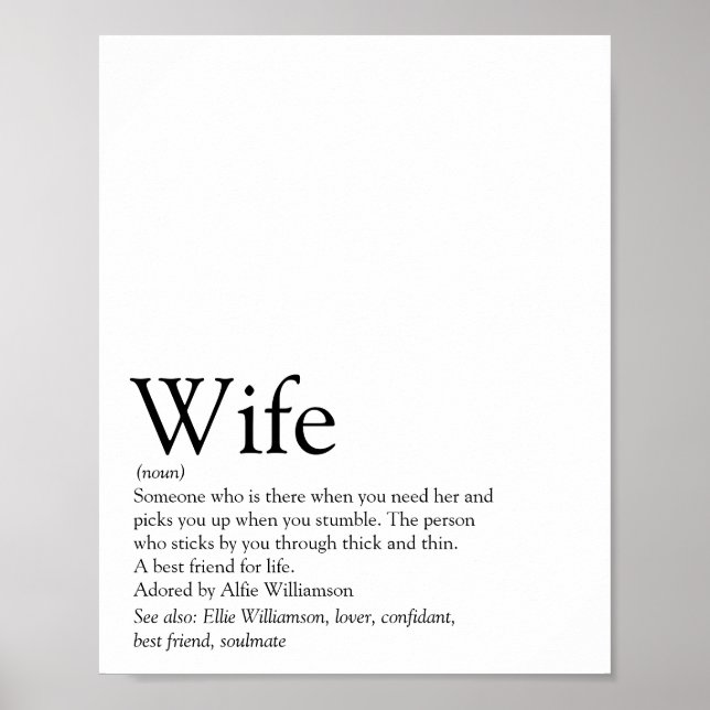 Poster A melhor definição de esposa do mundo (Frente)