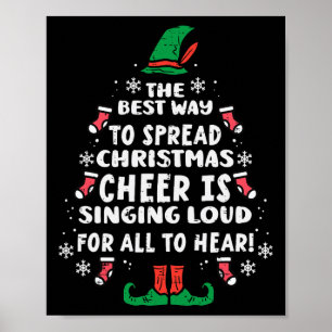 Poster A Melhor Maneira De Espalhar O Natal, Alegre As Mu