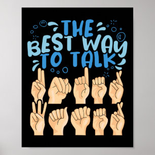 Poster A melhor maneira de falar sobre o Sinal Americano 