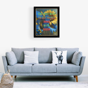 Poster A melhor maneira de fazer as coisas é começar