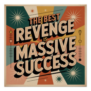Póster A Melhor Vingança É o Sucesso Maciço