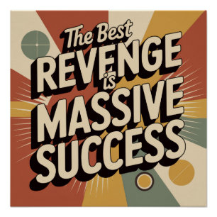 Póster A Melhor Vingança é um Sucesso Massivo