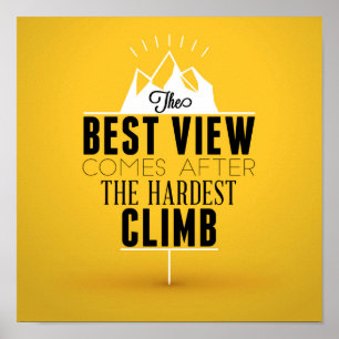 Poster A melhor vista vem após a escalada a mais dura