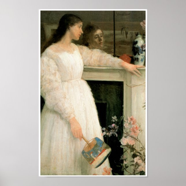 Póster A Menina Branca; Sinfonia em Branco, n.º 2 (Frente)