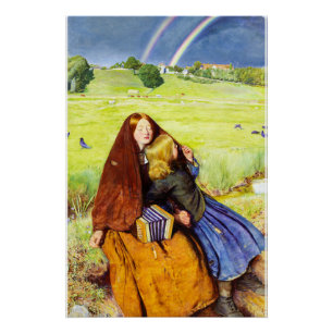 Póster A Menina Cega por John Everett Millais