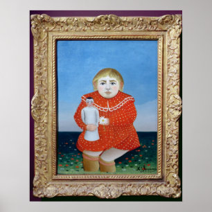 Póster A menina com uma boneca, um c.1892 ou um c.1904-05