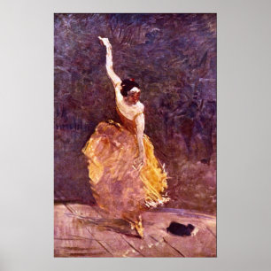 Póster A menina de dança por Toulouse-Lautrec