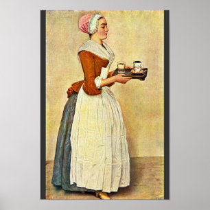 Póster A menina do chocolate (senhorita Baldauf), por
