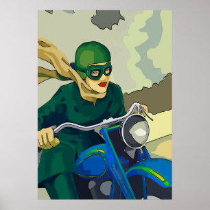 Poster A menina do patinete, adiciona o texto