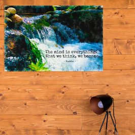 Poster A Mente É Tudo, Motivação Cita Wallart