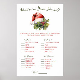 Poster A Merry Little Baby Shower Baby Shower Game