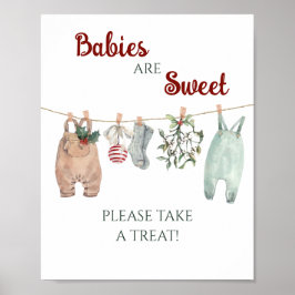 Poster A Merry Little Christmas Clothes Babies Are Sweet