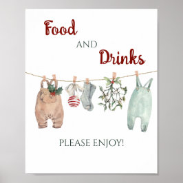 Poster A Merry Little Christmas Clothes Food and Drinks