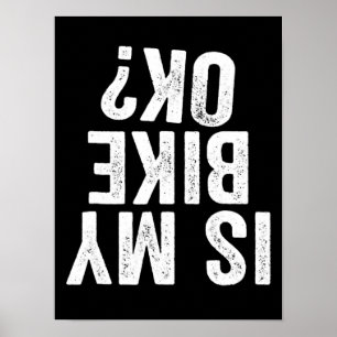 Poster A Minha Bicicleta Está Engraçada, Motocicleta Dirt