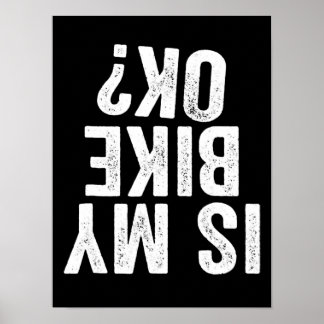 Poster A Minha Bicicleta Está Engraçada, Motocicleta Dirt