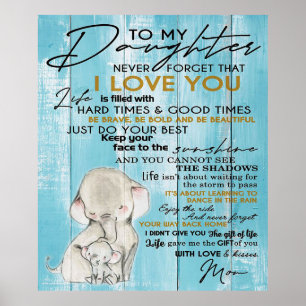 POSTER À MINHA FILHA   PRESENTE AMÁVEL PARA FILHA