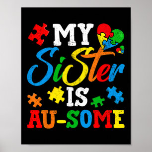 Poster A Minha Irmã É Um Autismo Aconselhamento E Apoio M