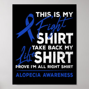Poster A Minha Luta Contra A Alopecia É Conhecer Um Guerr
