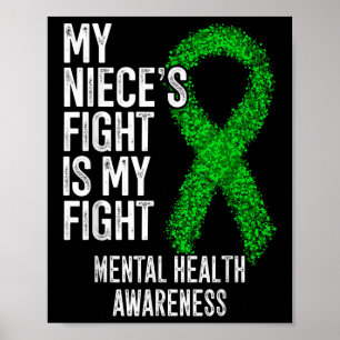 Poster A Minha Luta Contra A Saúde Mental É A Minha Luta